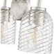 Catania 3 Light 22.8 inch Brushed Nickel Vanity Light Wall Light